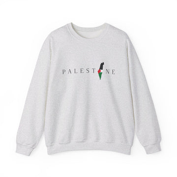 Palestine crewneck sweatshirt sand color